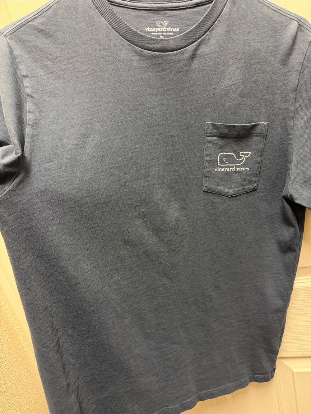 Vineyard Vines Boys Short Sleeve Pocket Tee - Navy